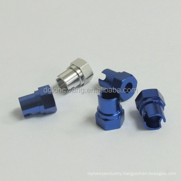 ISO factory blue - anodized aluminum weld fittings made in China